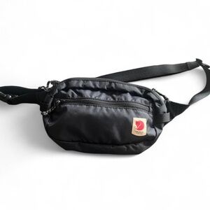 Fjallraven— black Fanny pack/ Crossbody Bag